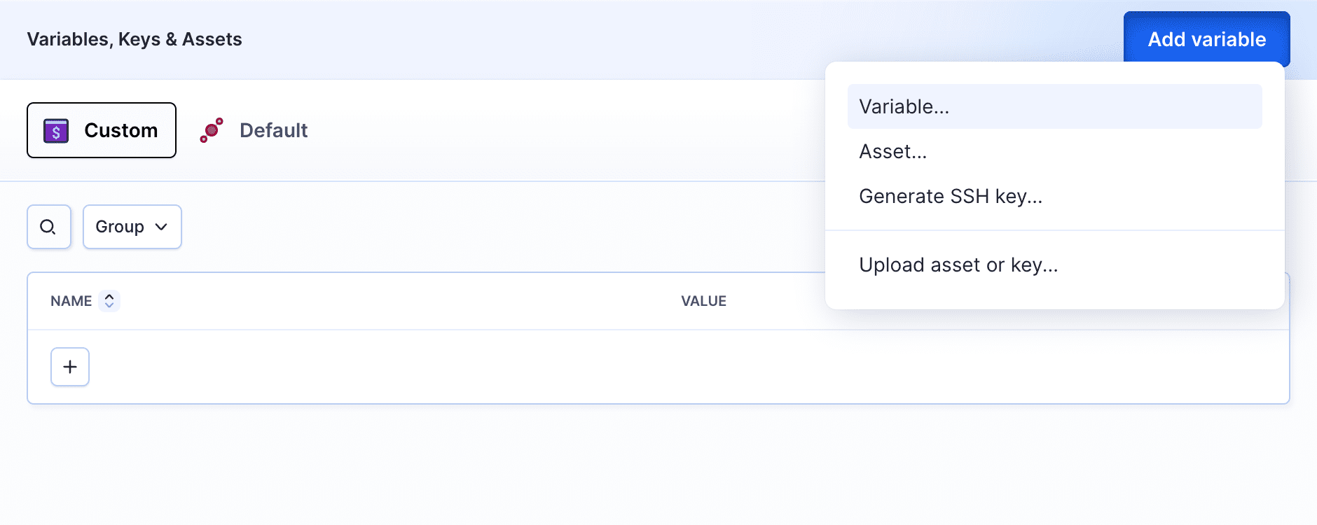 Adding new variable