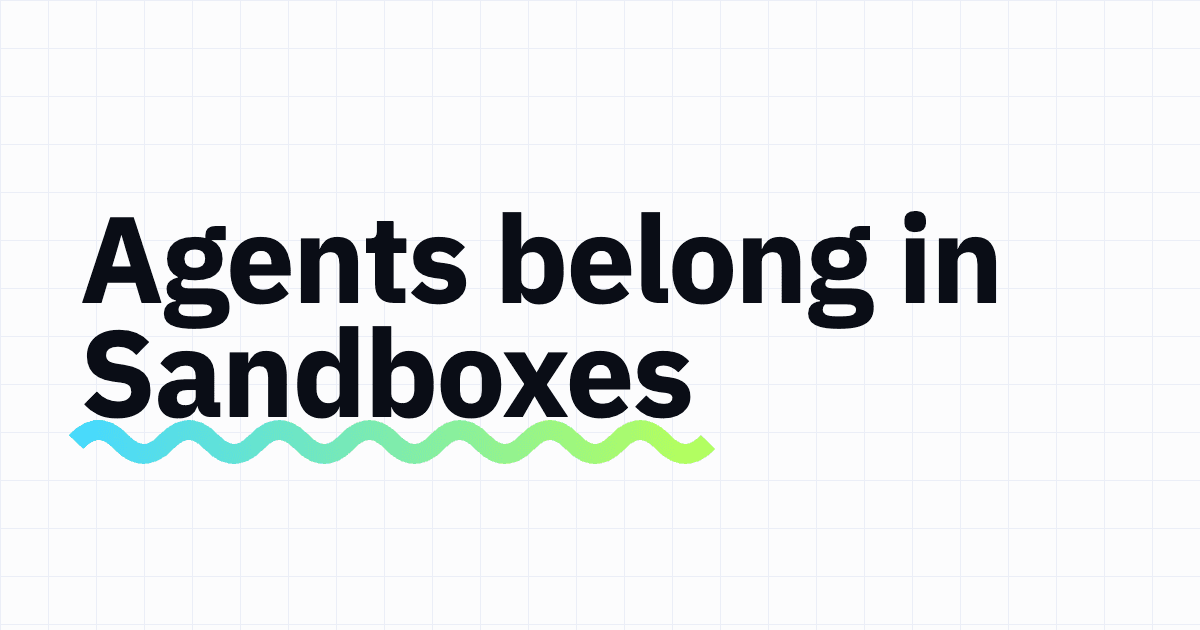 Next webinar: Sandboxes: Give Your Agent a Real Machine