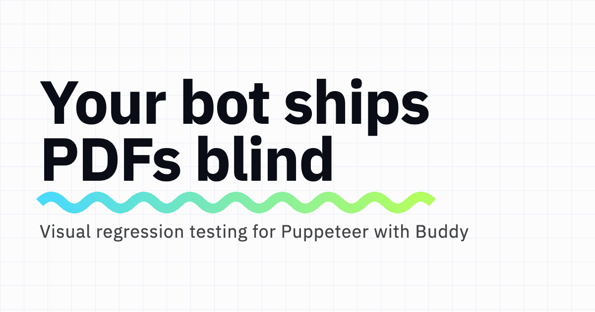 Your Puppeteer Bot Generates PDFs Blind