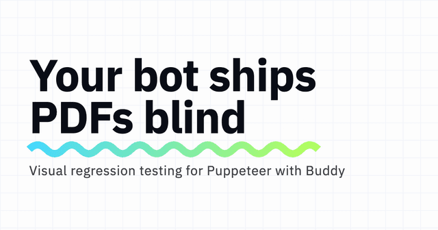 Your Puppeteer Bot Generates PDFs Blind