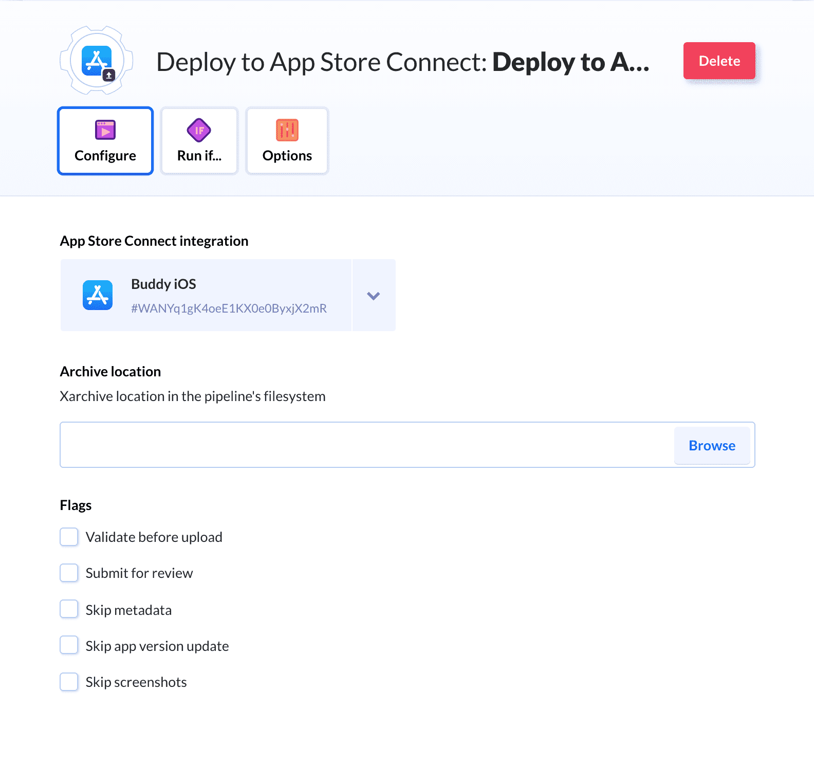 Deployment to App Store