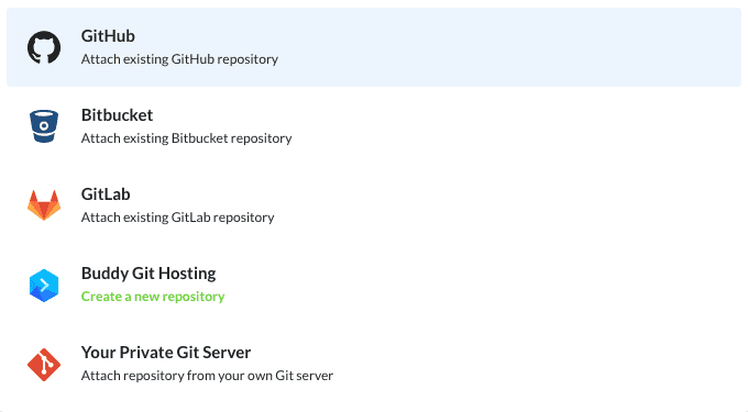 Repository selection