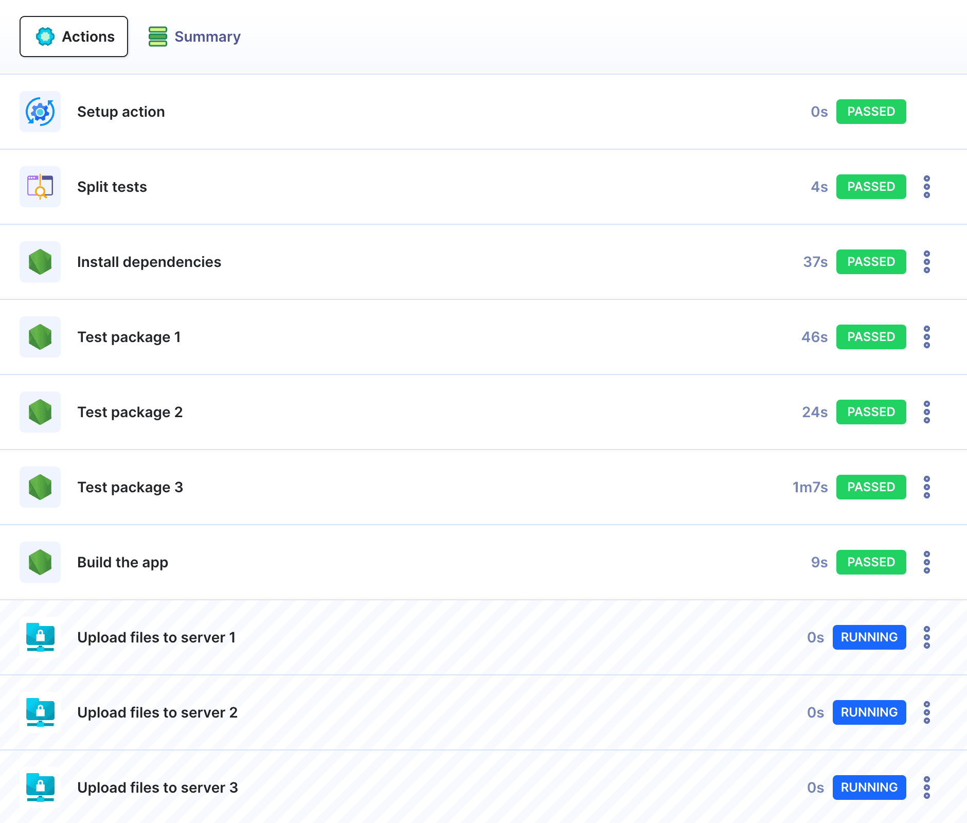 Pipelines in progress