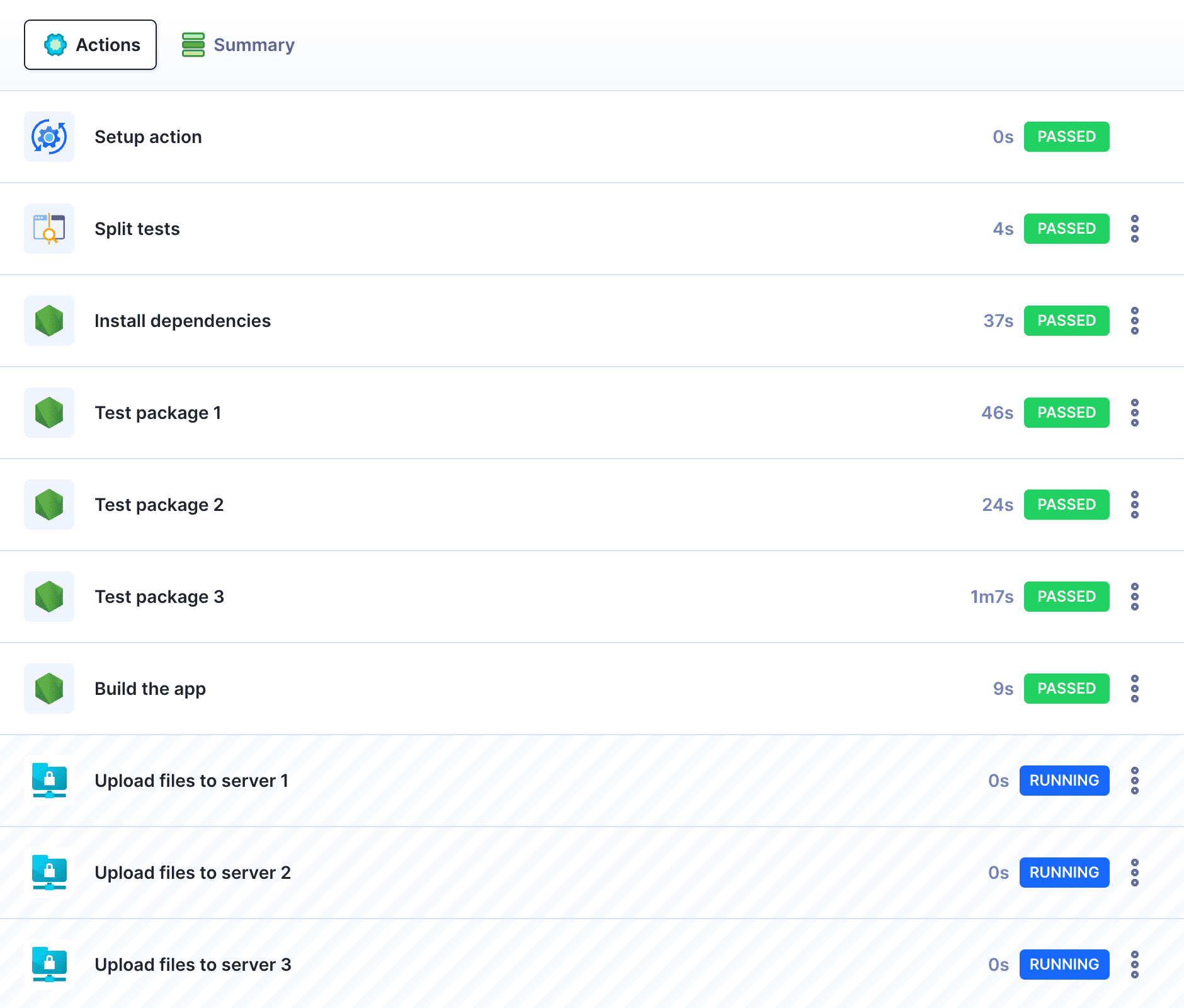 Pipelines in progress