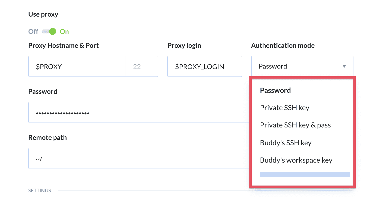 Authentication methods