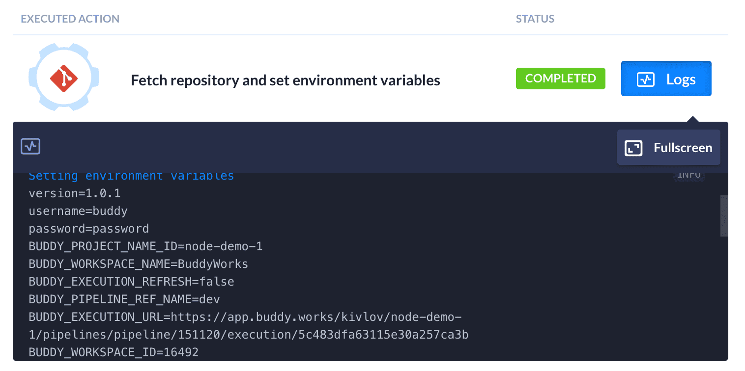 Setting ENV VARs