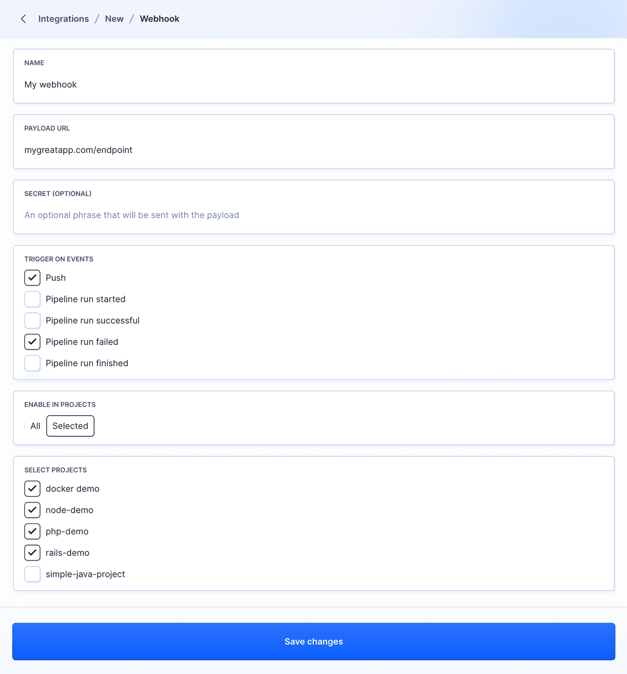 Managing webhooks | Docs
