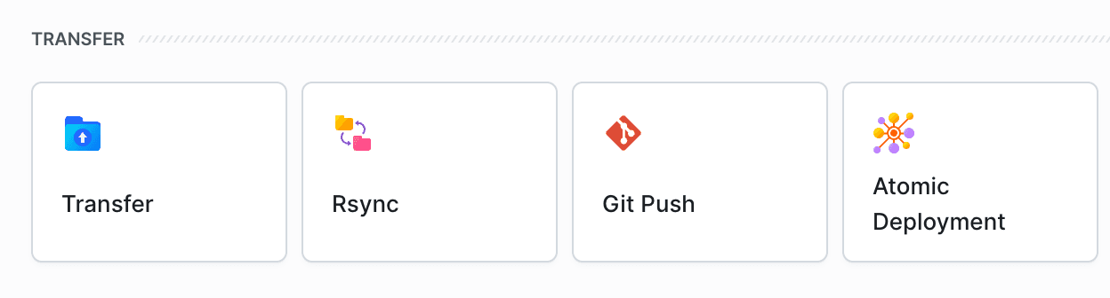 Transfer actions