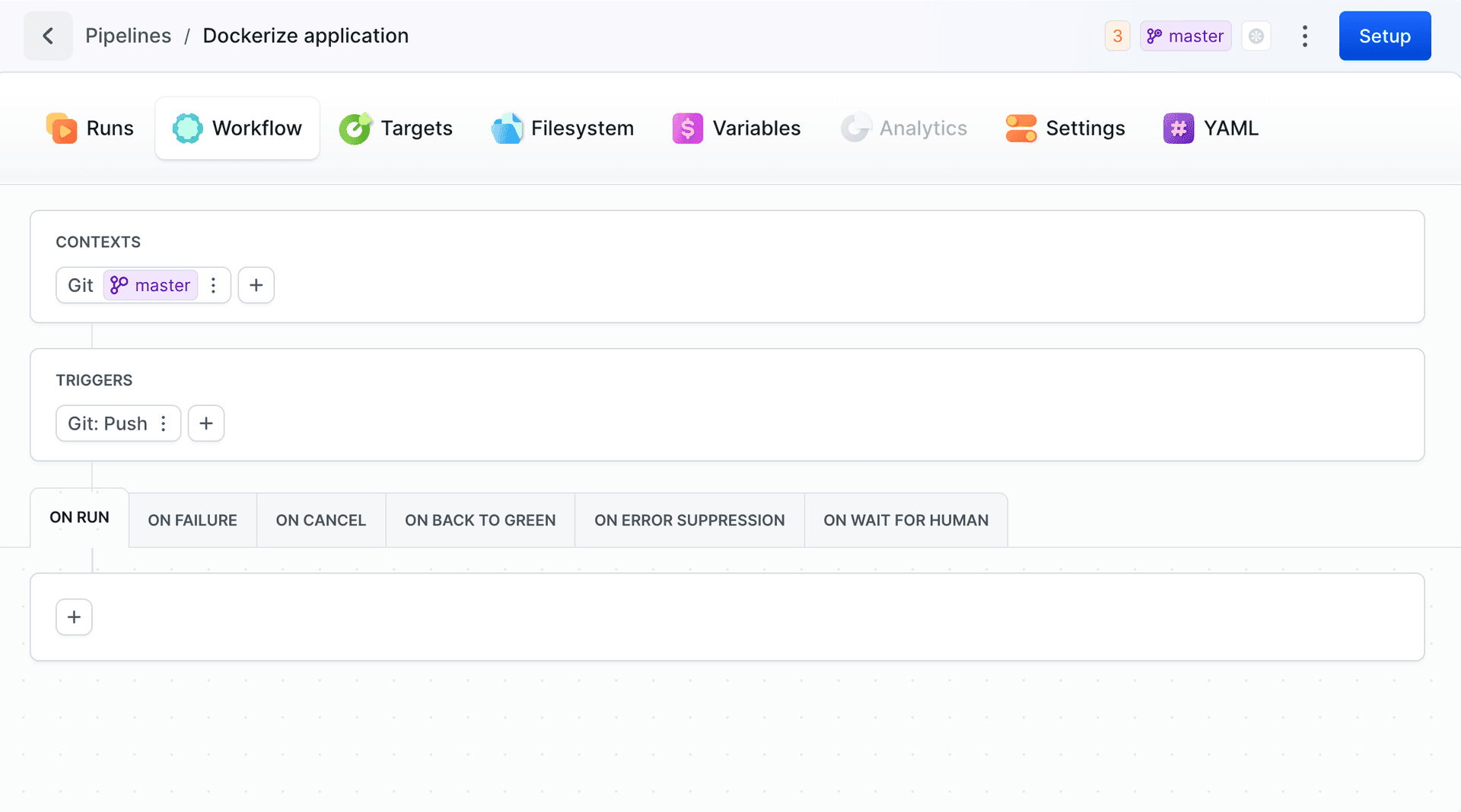 Pipeline configuration