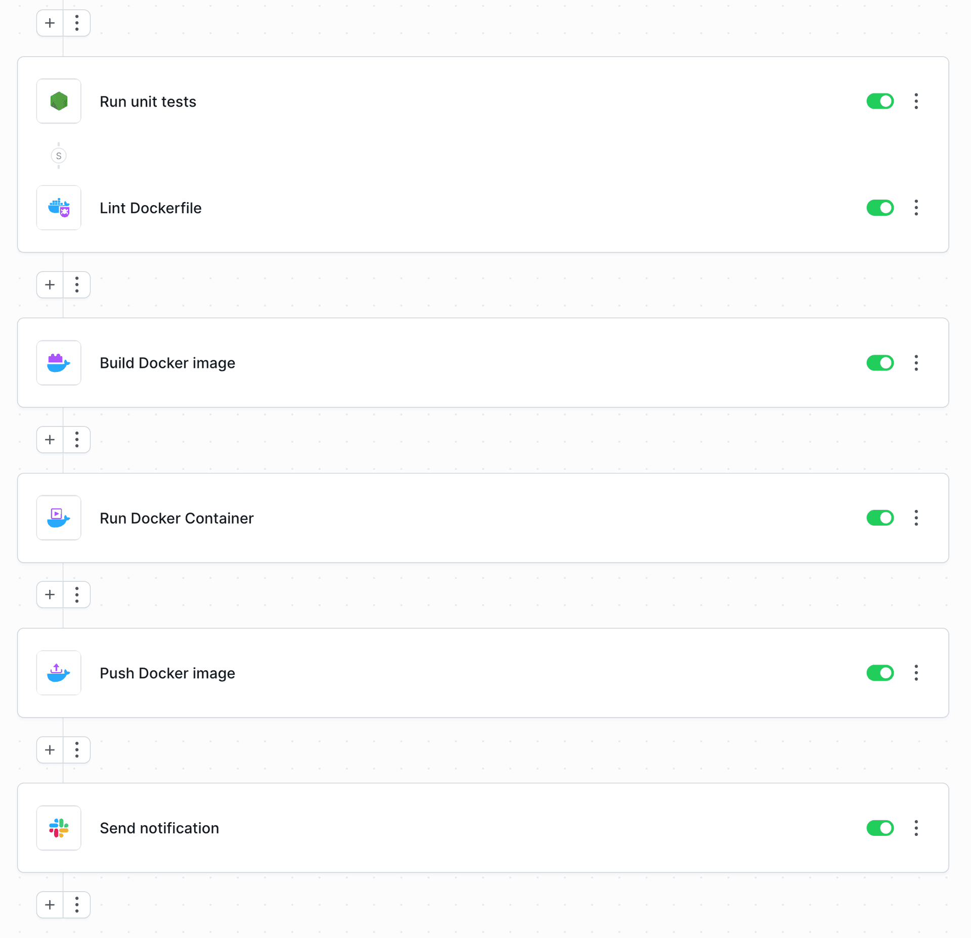 Docker pipeline example