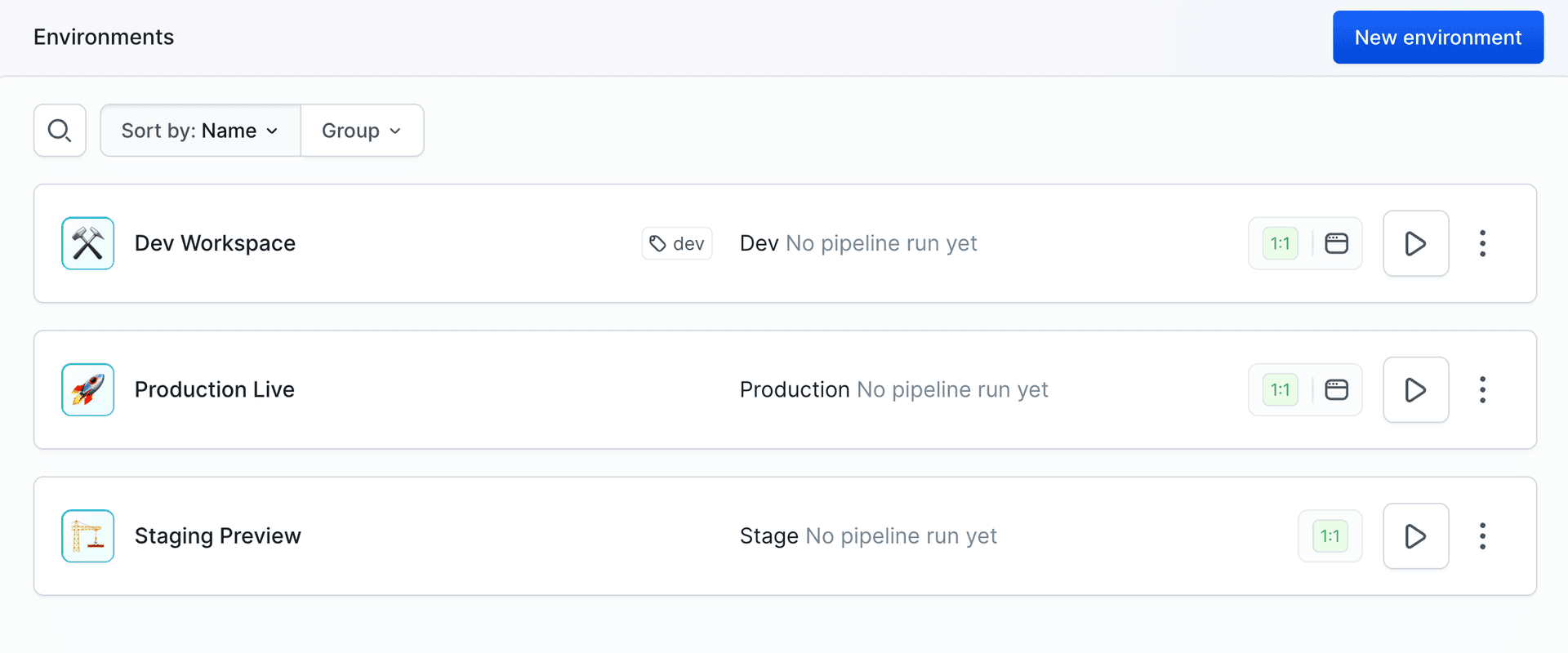 Transfer action with multiple targets