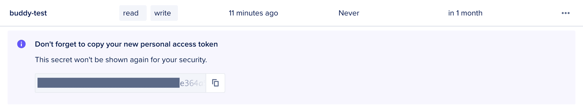 DigitalOcean personal access token