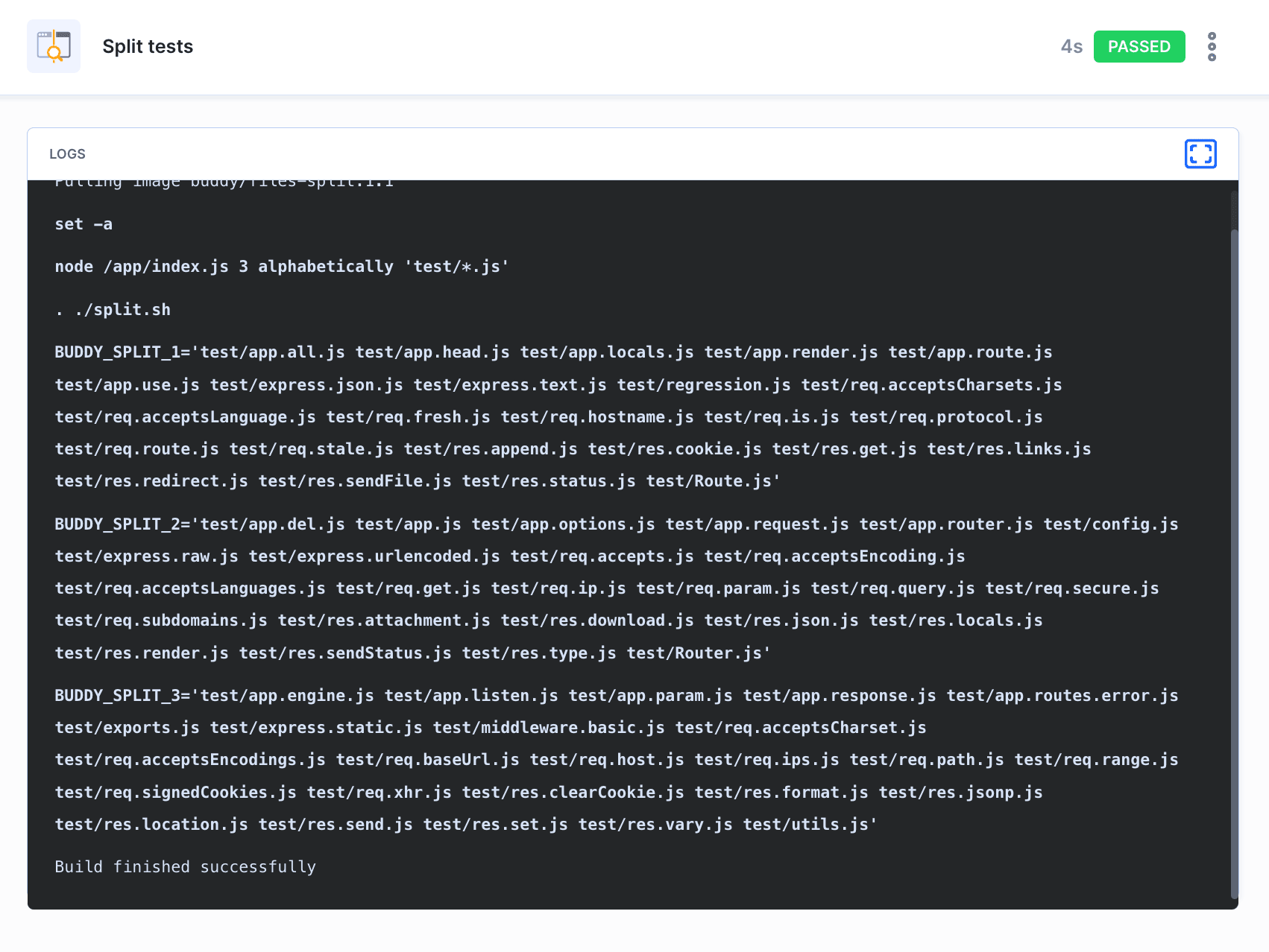 Action logs