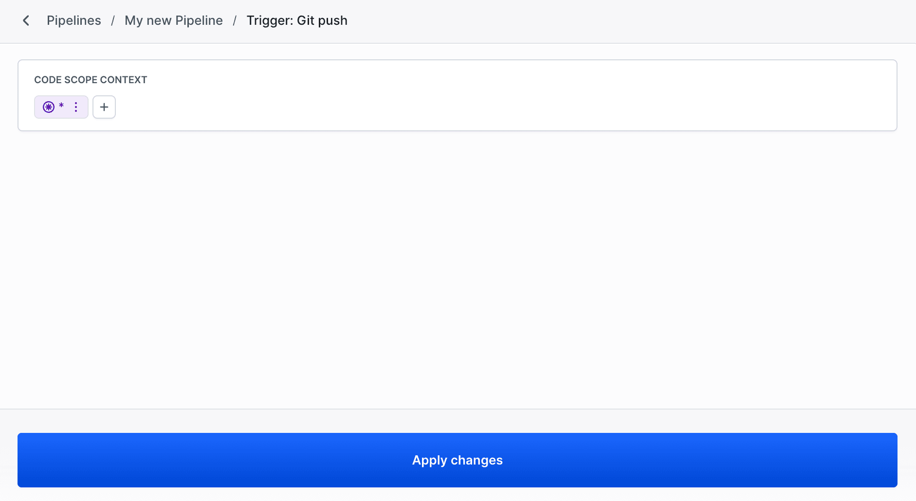 Wildcard trigger conditions