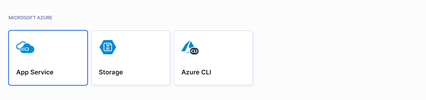 Microsoft Azure actions