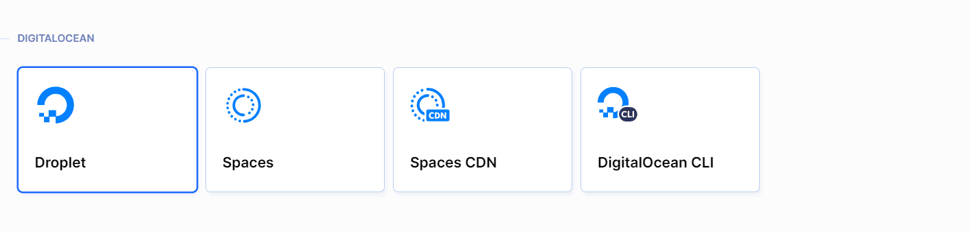 DigitalOcean actions