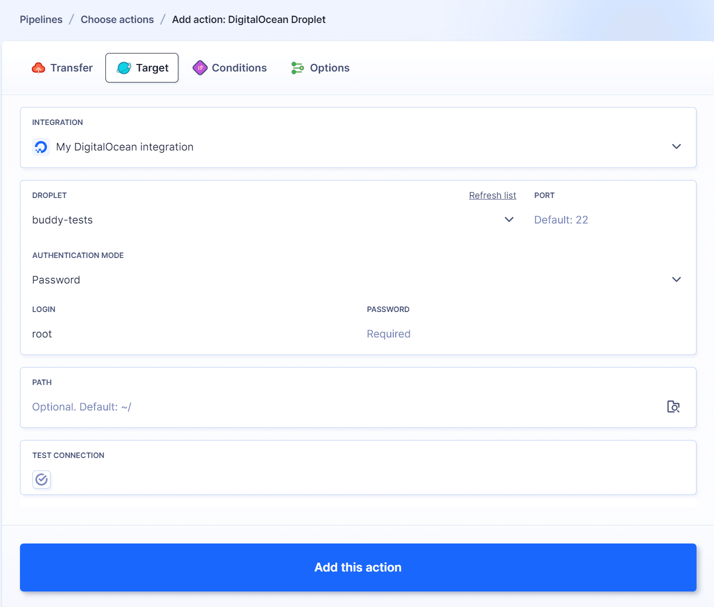 DigitalOcean configuration