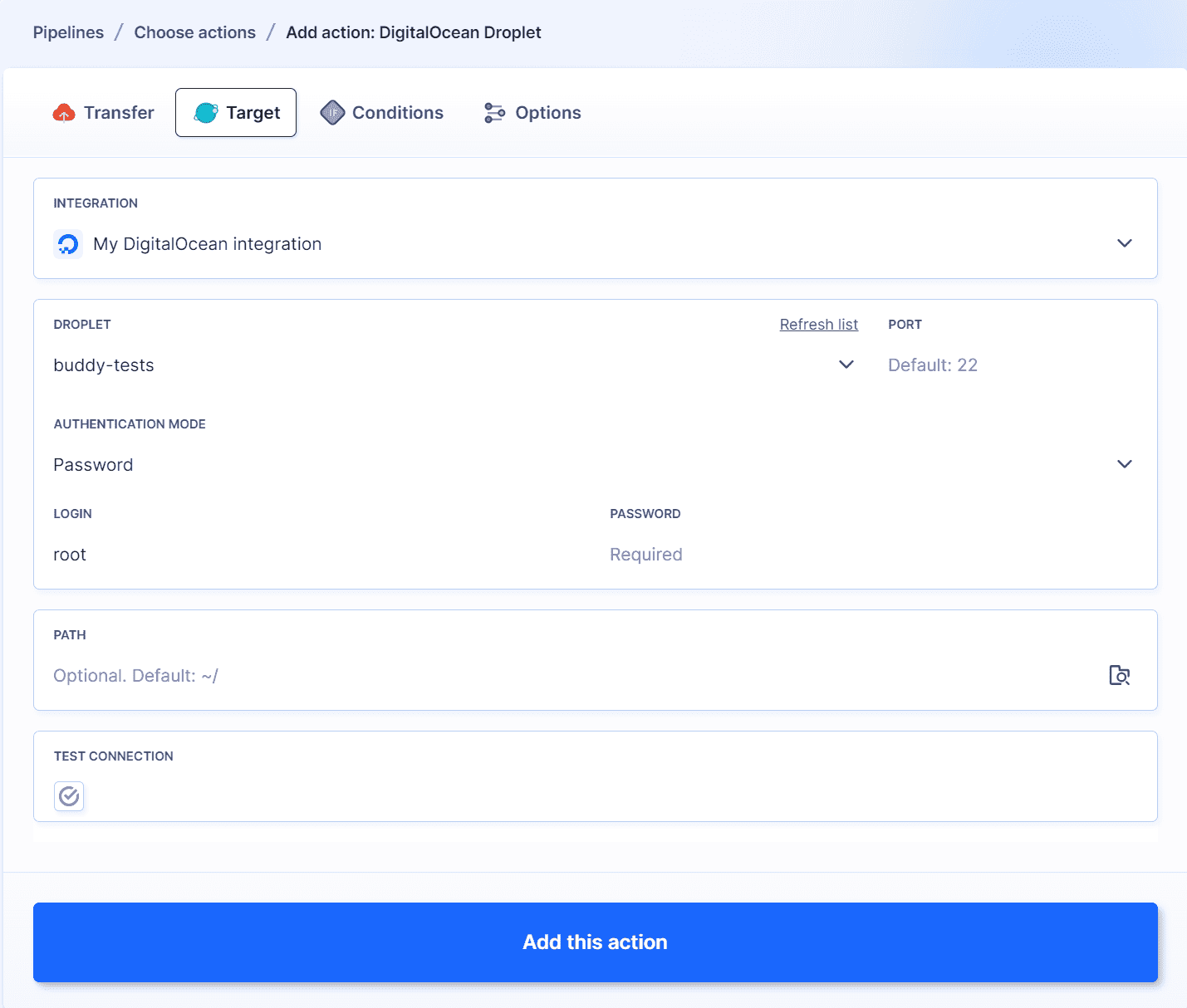 DigitalOcean configuration