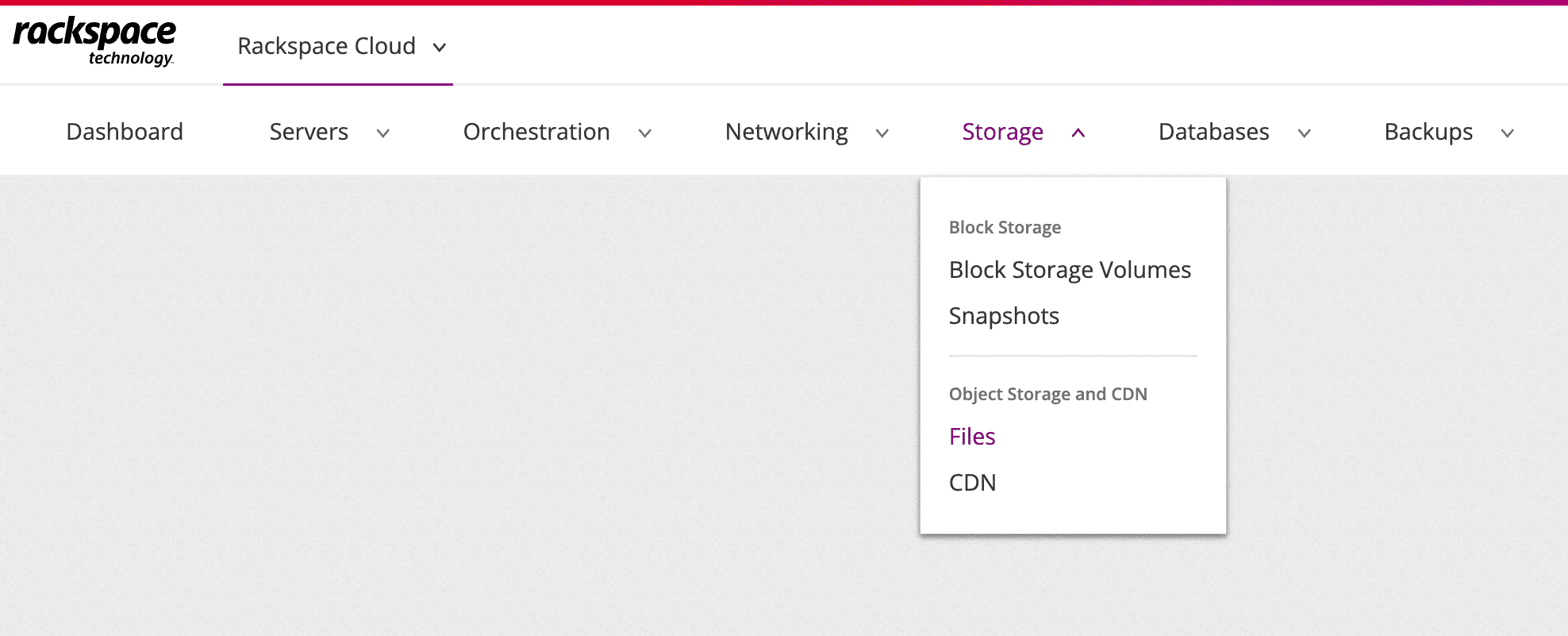 Creating container in Rackspace