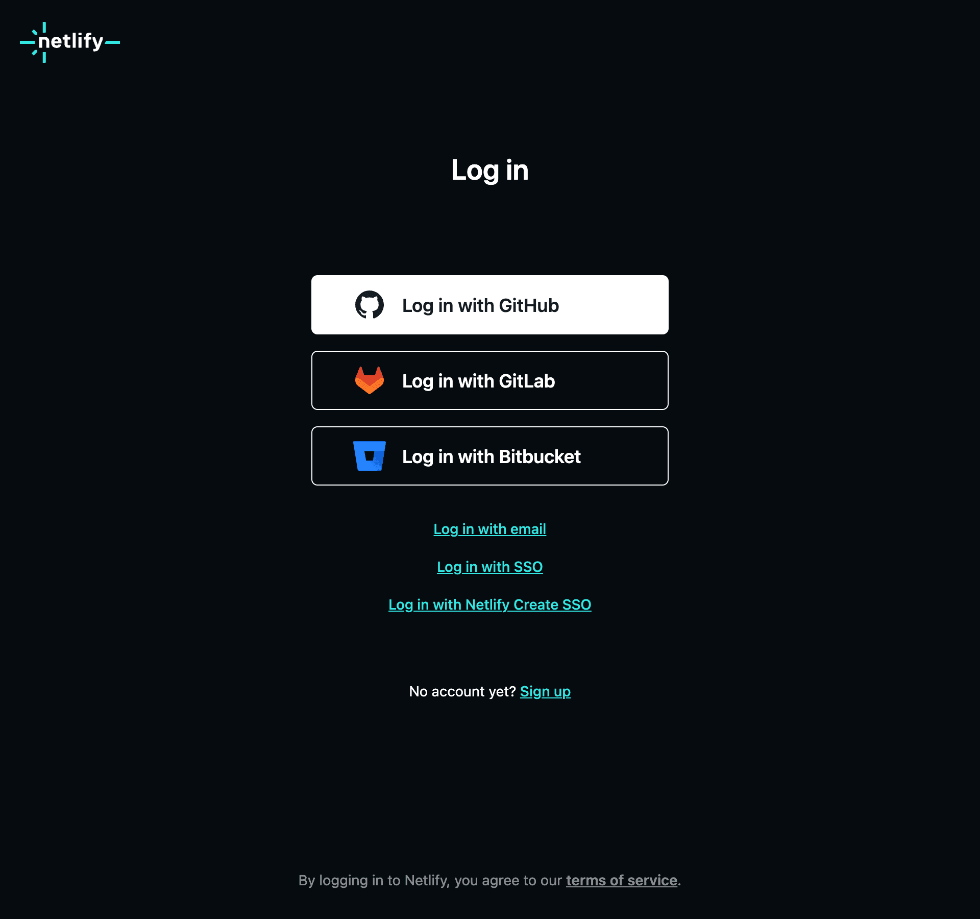 Netlify OAuth authorization