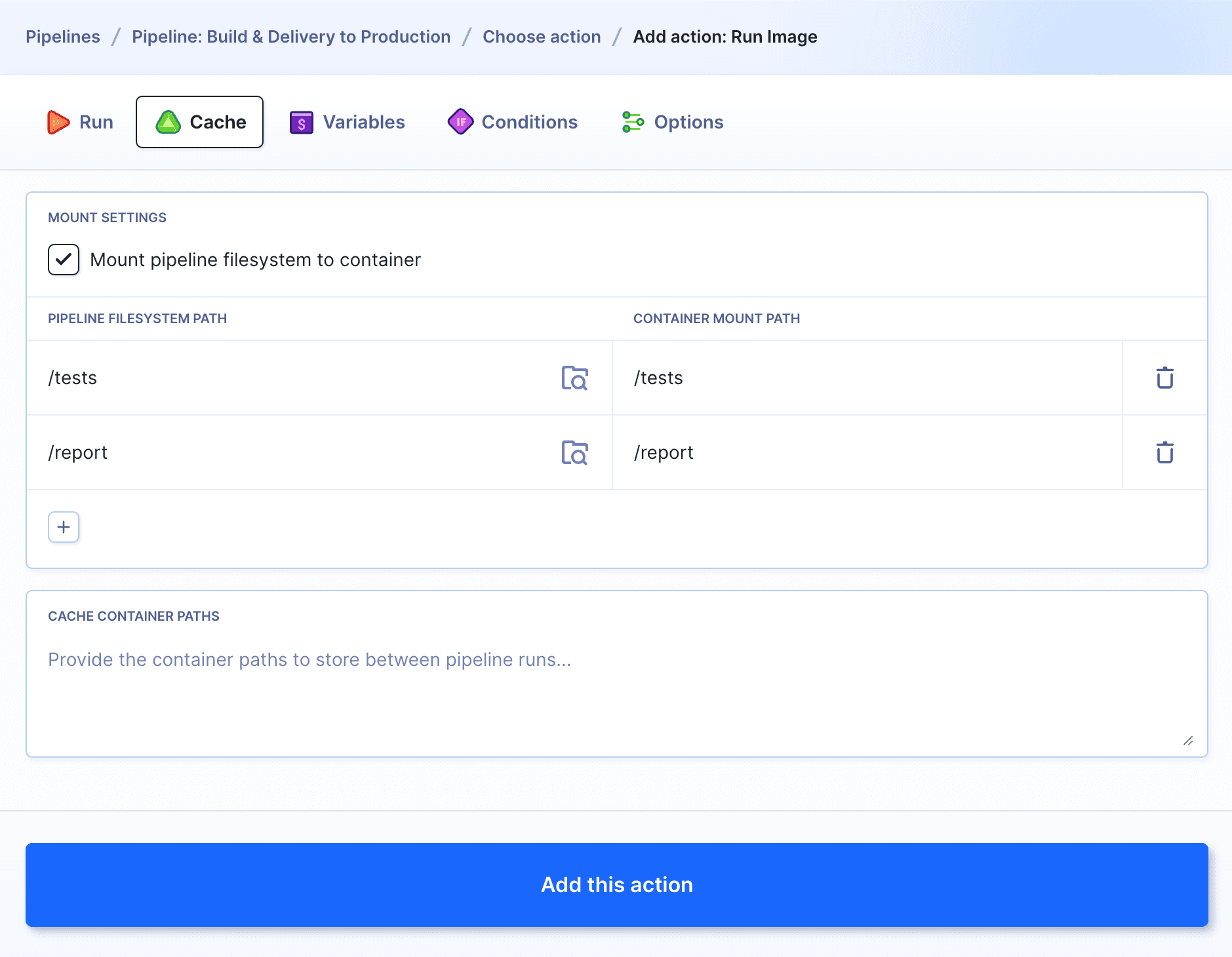 Filesystem configuration