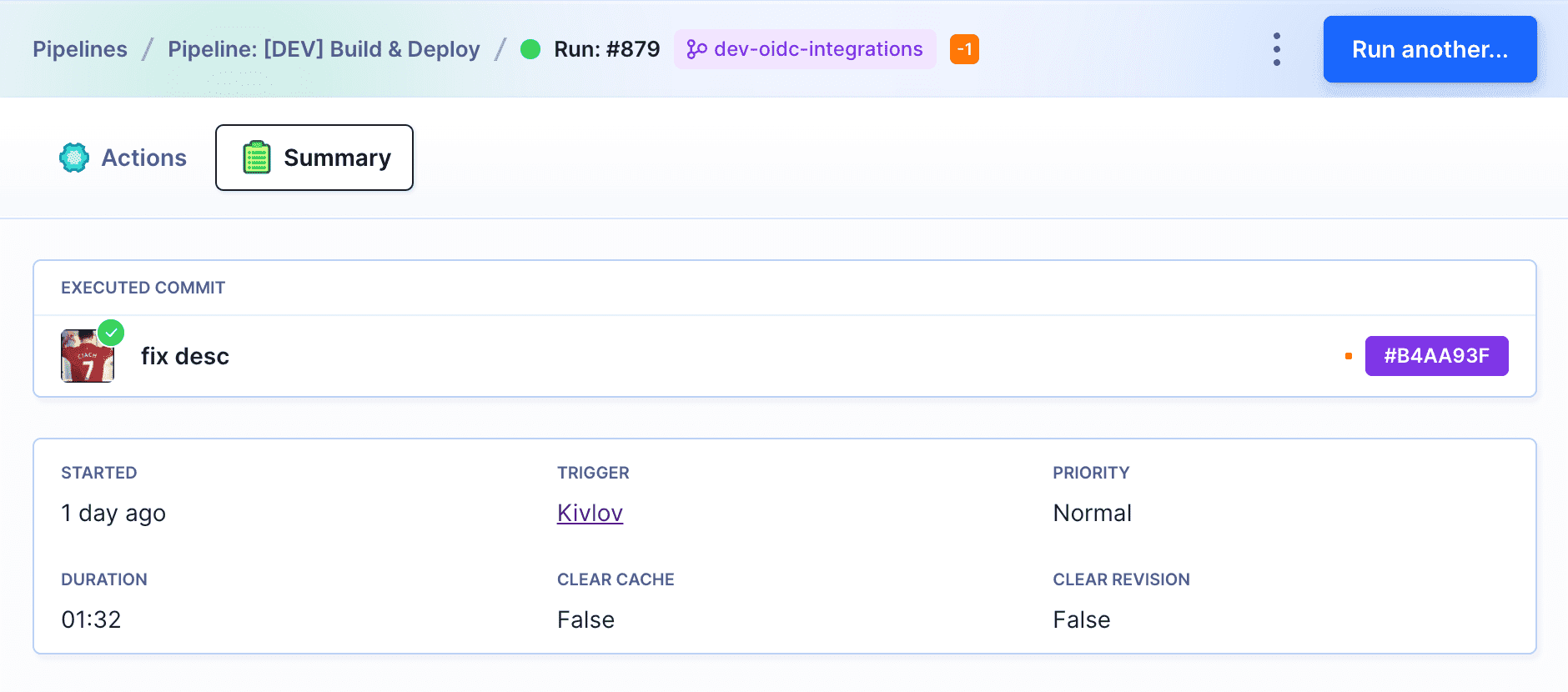 Revision details