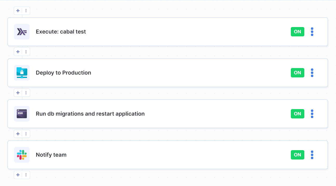 Go pipeline example