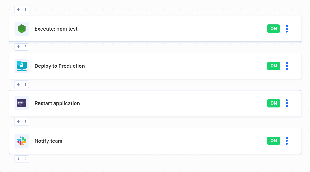 Example JavaScript pipeline