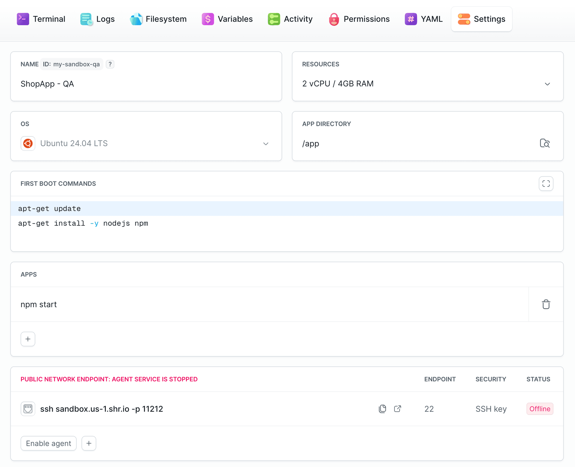 Agent Service Stopped