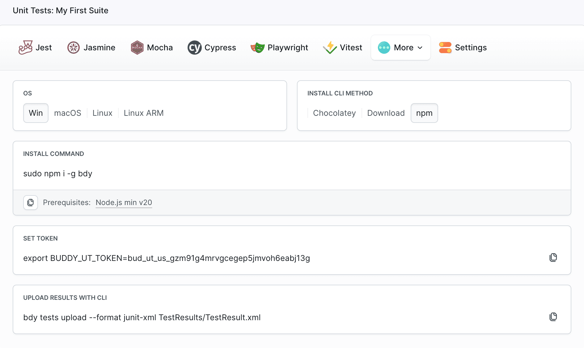 Configure Unit Tests - NUnit