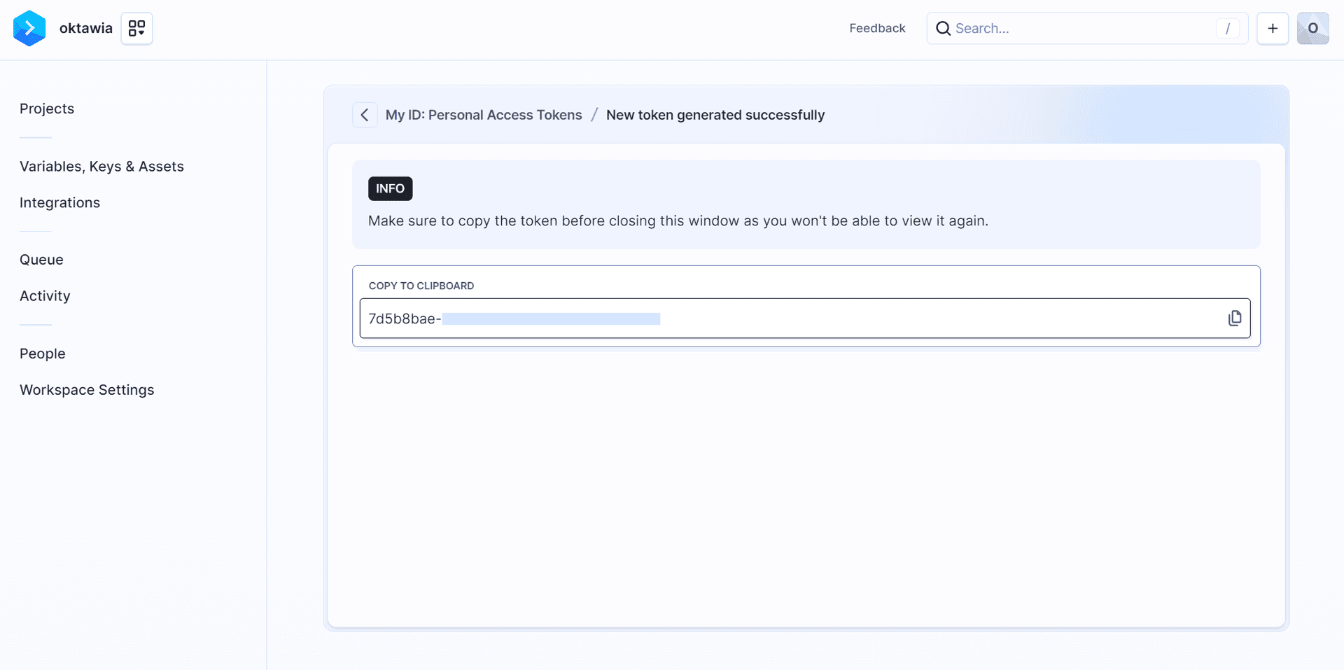 SSH authentication details