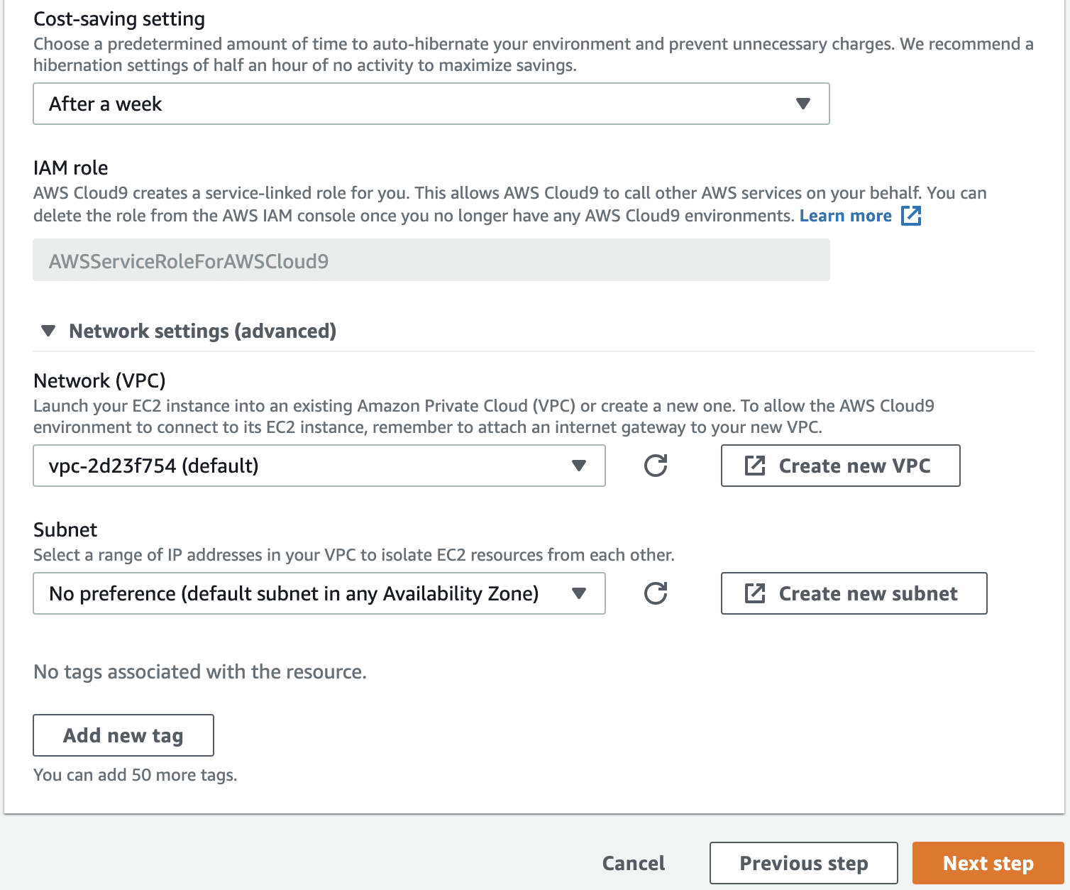 Cost-saving & network settings