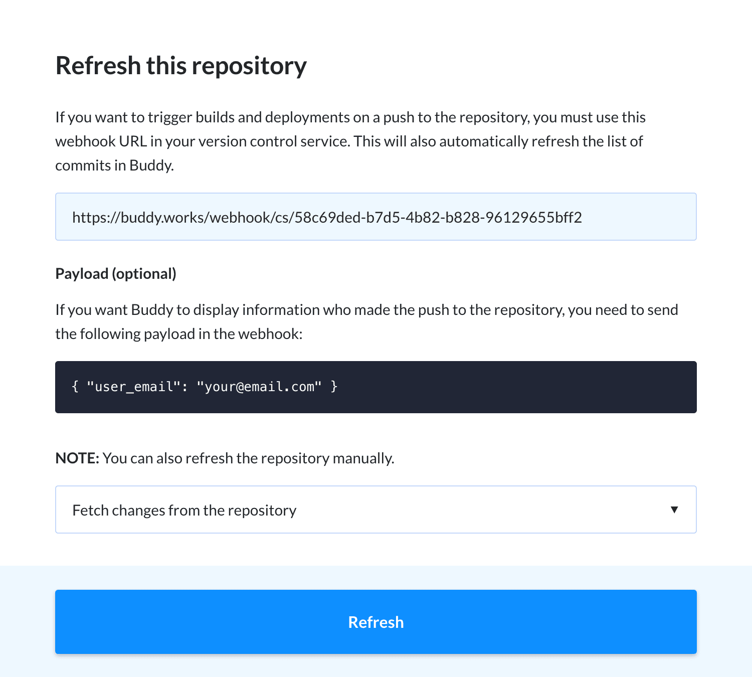 Refreshing the repository