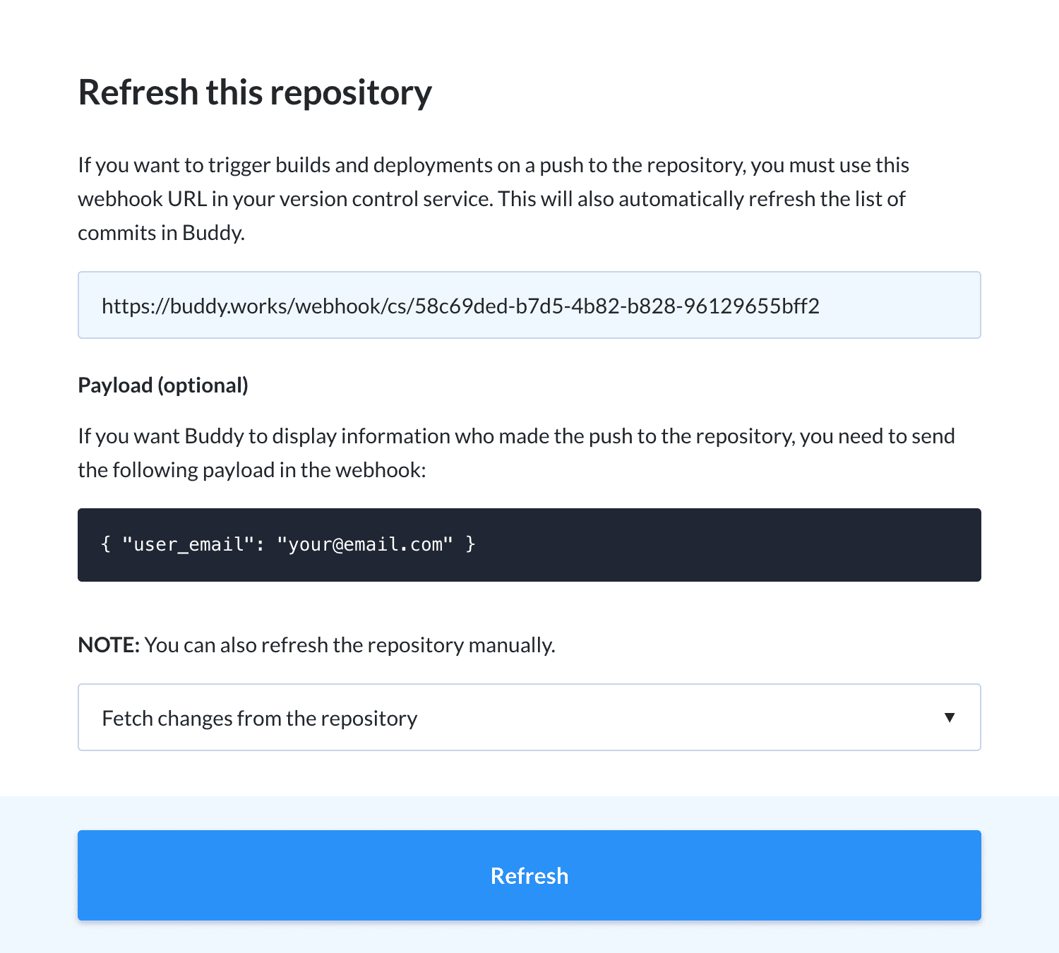 Refreshing the repository