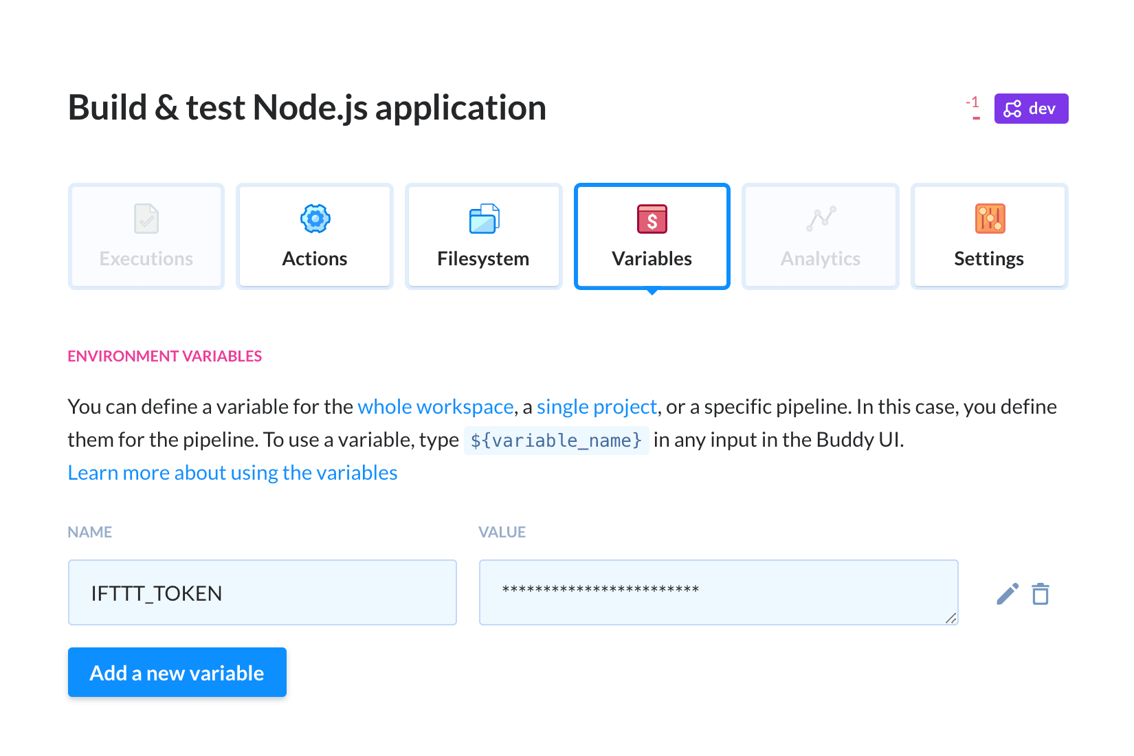 Adding variables