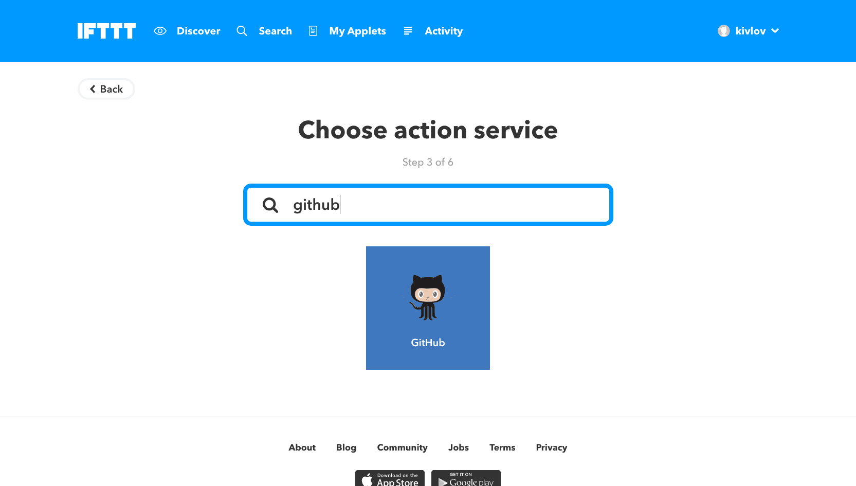 Add a GitHub integration