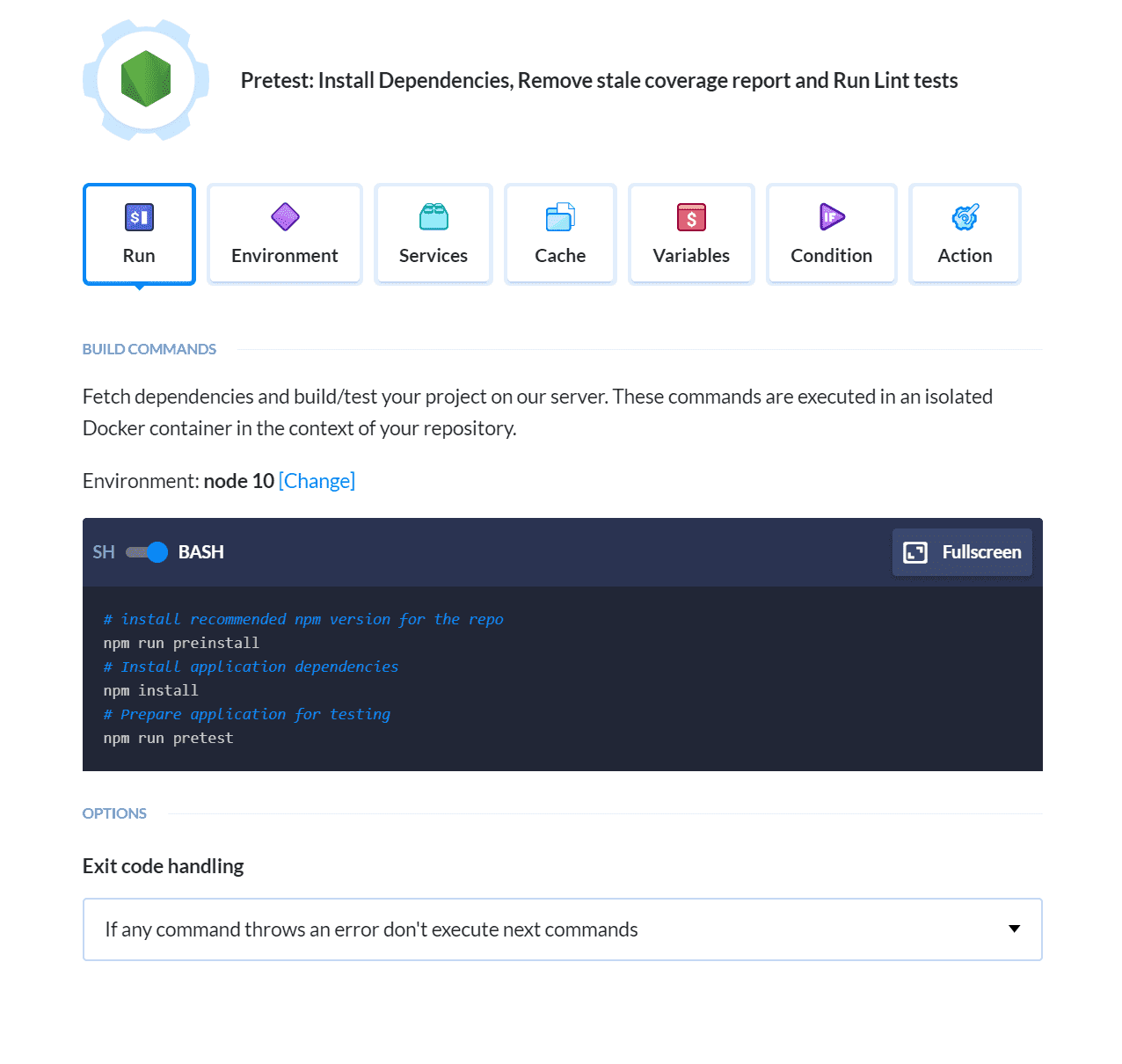 Node #1: Environment preparation