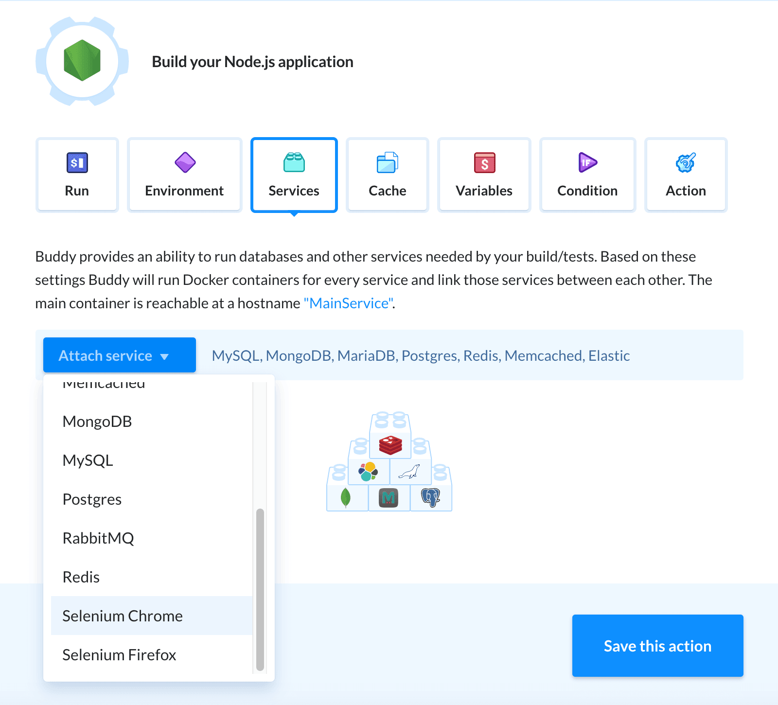 Attaching Selenium Chrome service