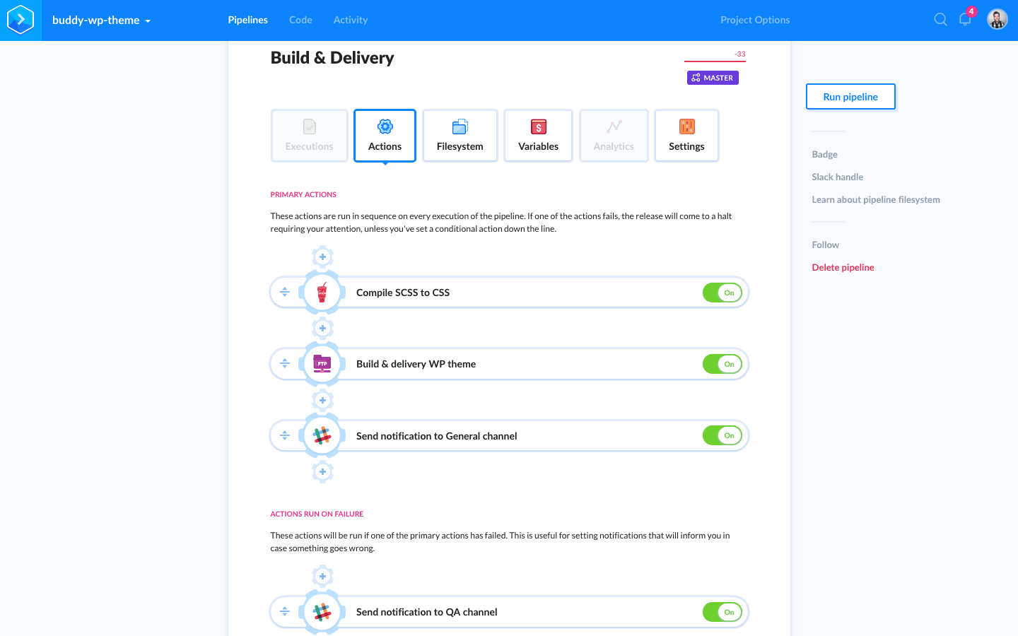 Pipeline example