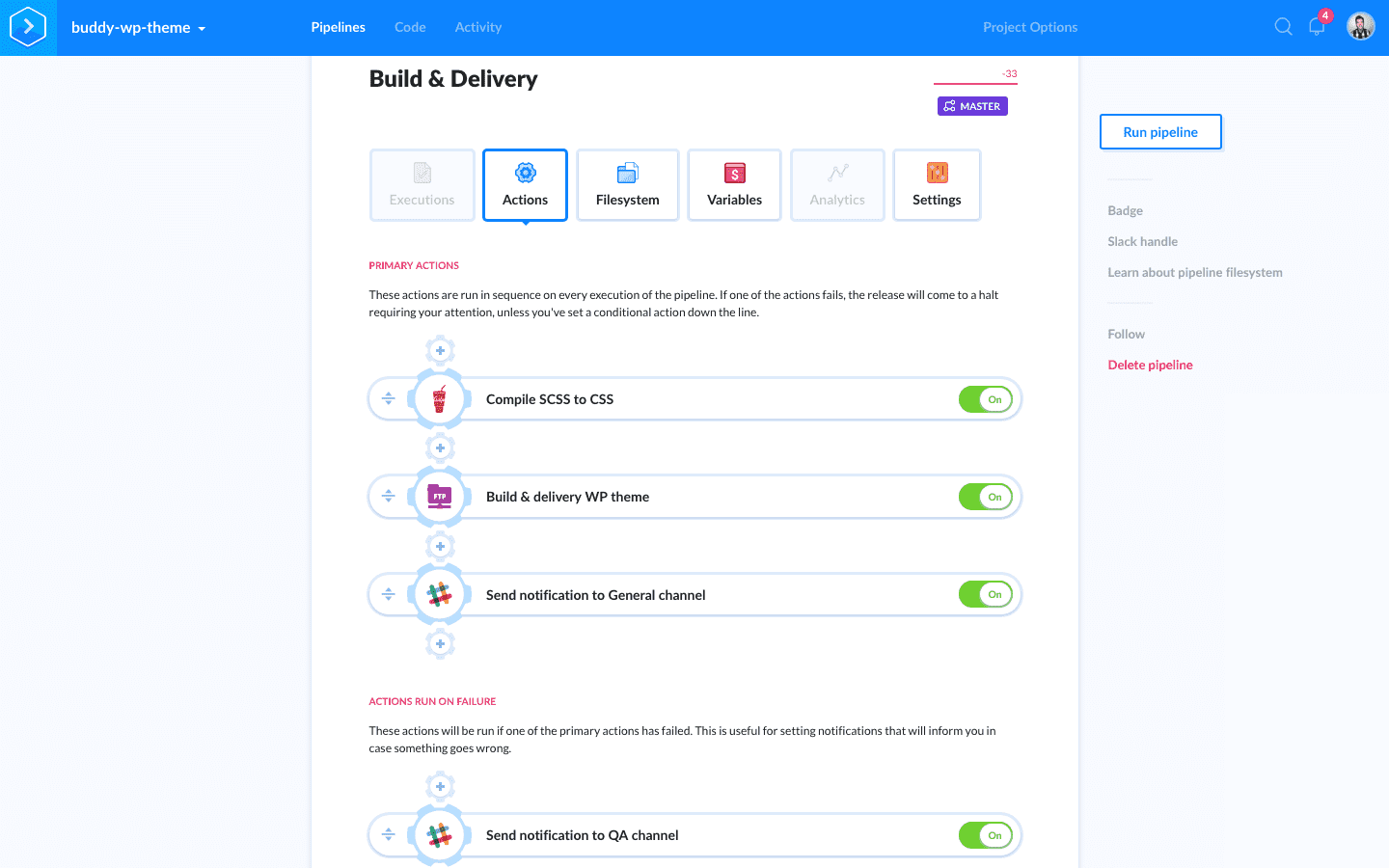 Pipeline example