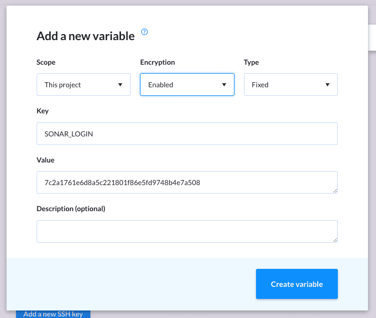 Adding a variable