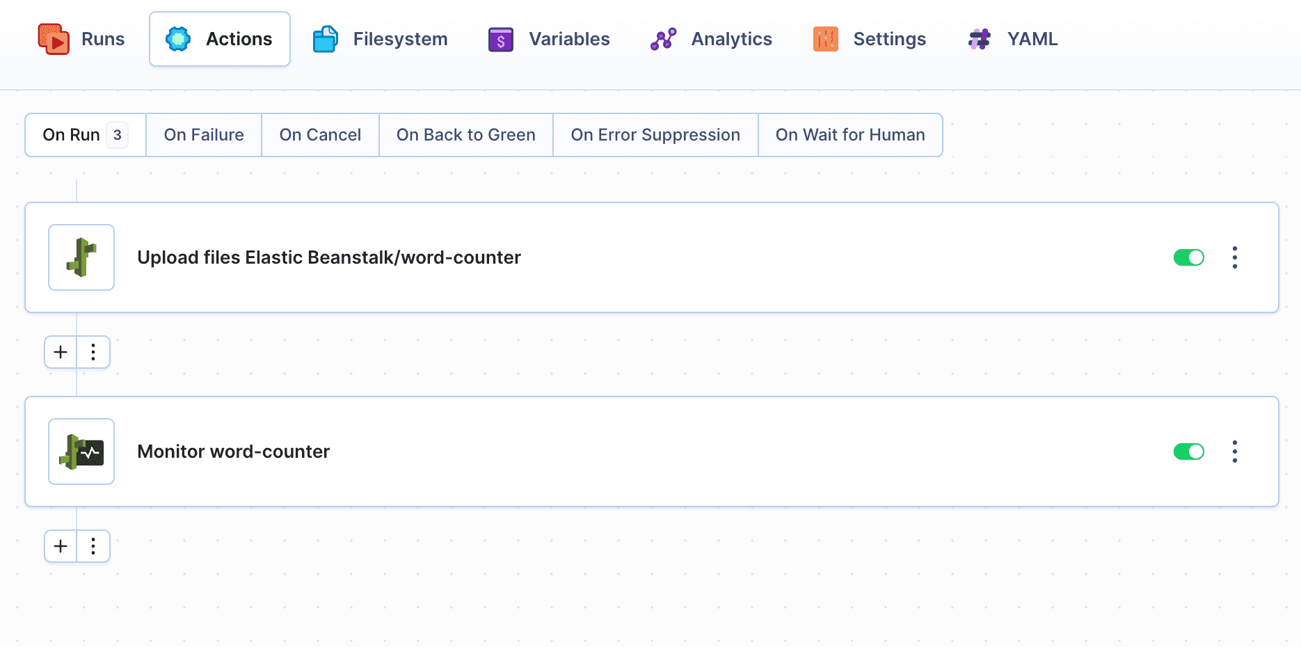 Pipeline setup