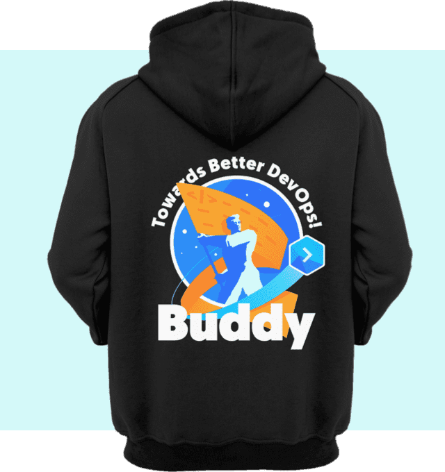 Grab a Buddy hoodie in a bag o'goodies!