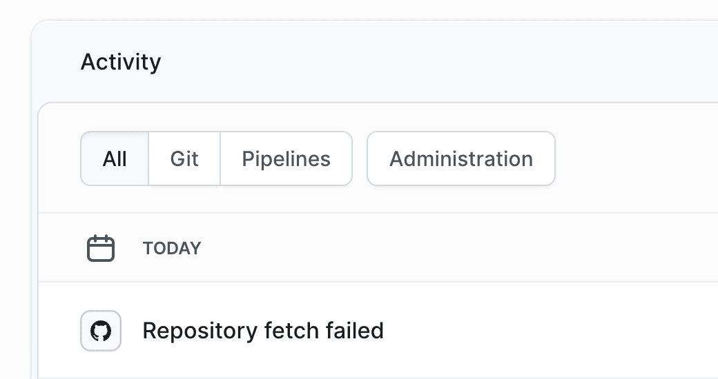 Connection error
