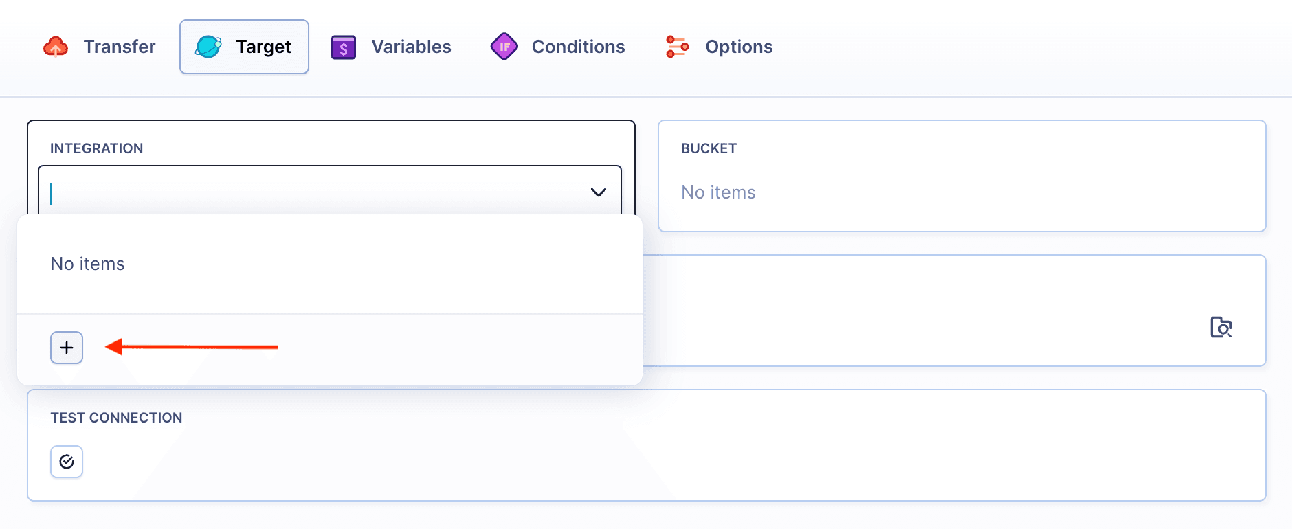 Adding new integration from action