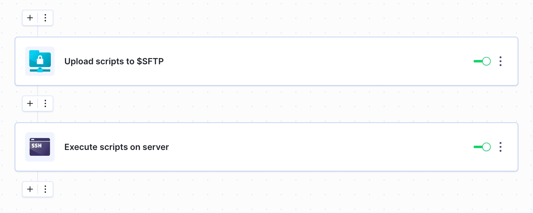 Uploading script from repository