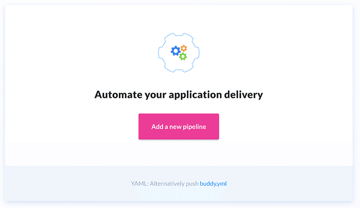 Add new pipeline screen