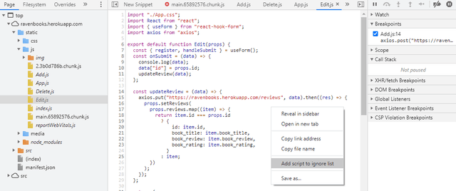 Debug JavaScript in Chrome with DevTools | Tutorials