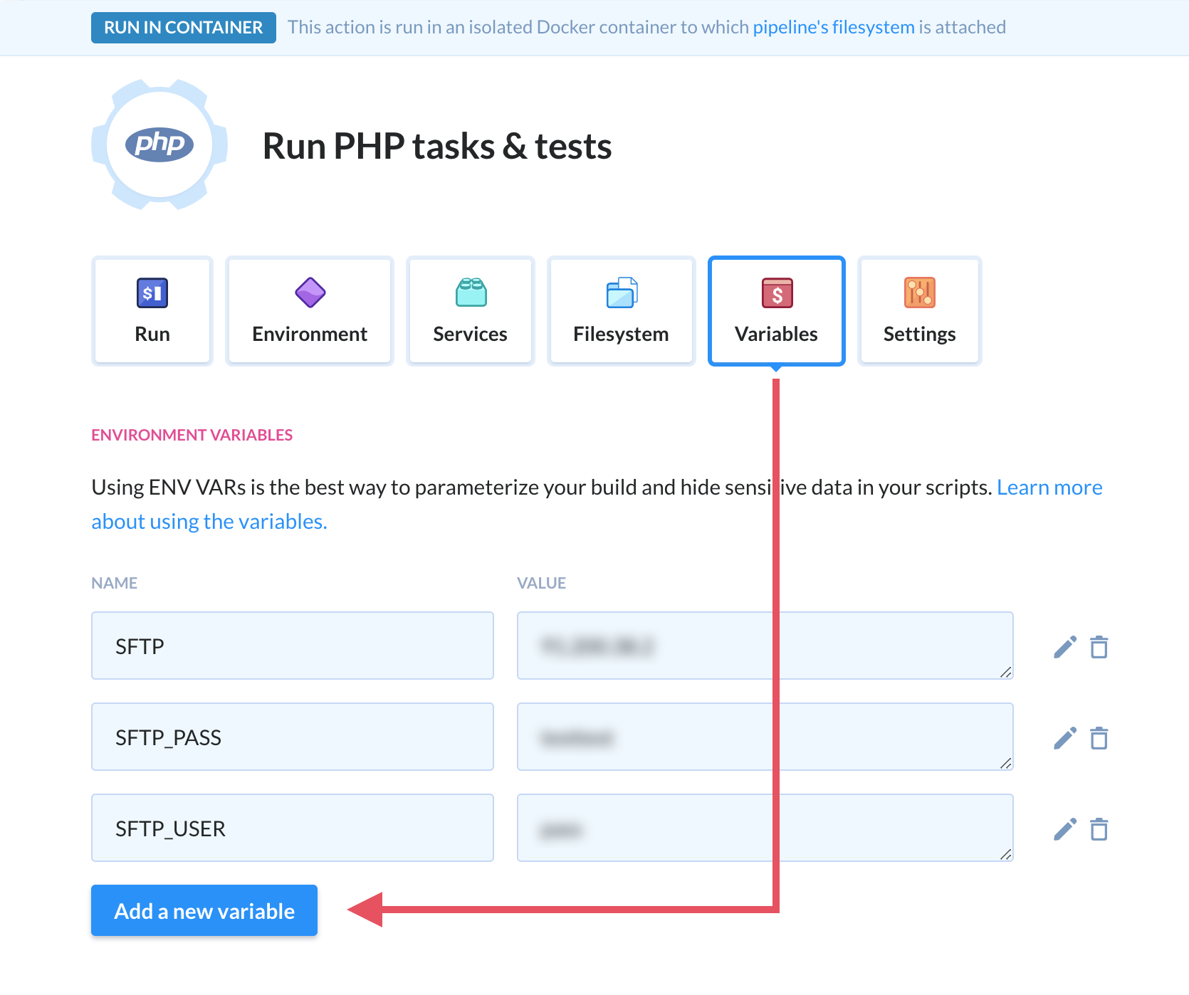 Adding a new variable