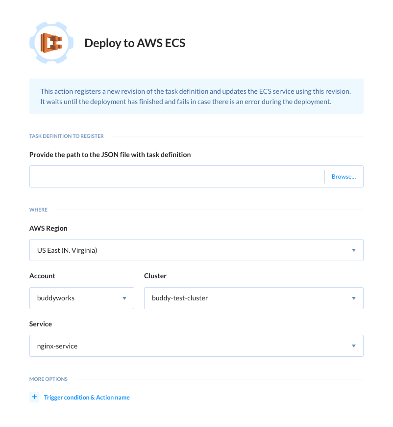 AWS ECS configuration